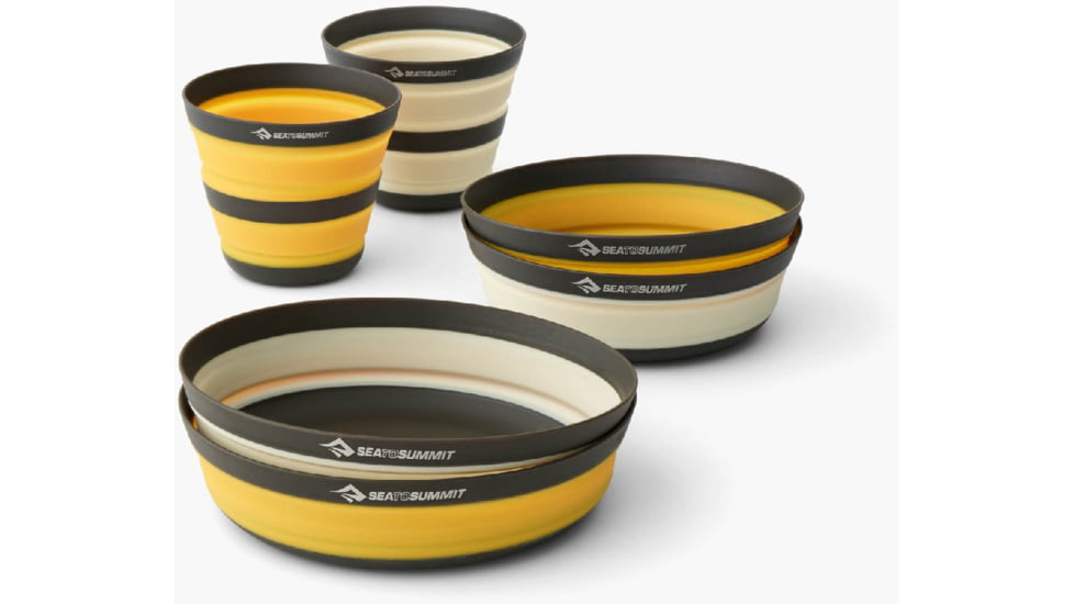 Sea to Summit Frontier UL Collapsible Kettle Cook Set - 3 Piece/2 Person, Multi, A1235