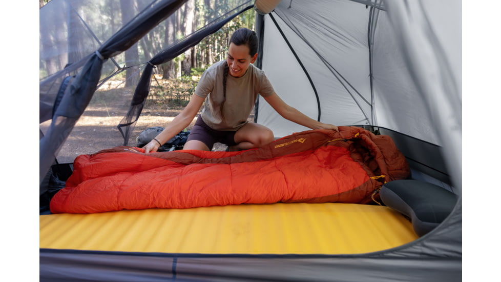 Sea to Summit Hamelin Synthetic -1C/30F Sleeping Bag - Womens, Regular, Spicy Orange, Regular, S5130