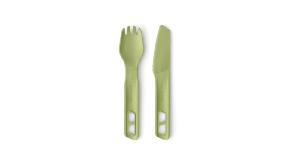 Sea to Summit Horizon Cutlery Set, 2 Piece, Tarragon, 054404