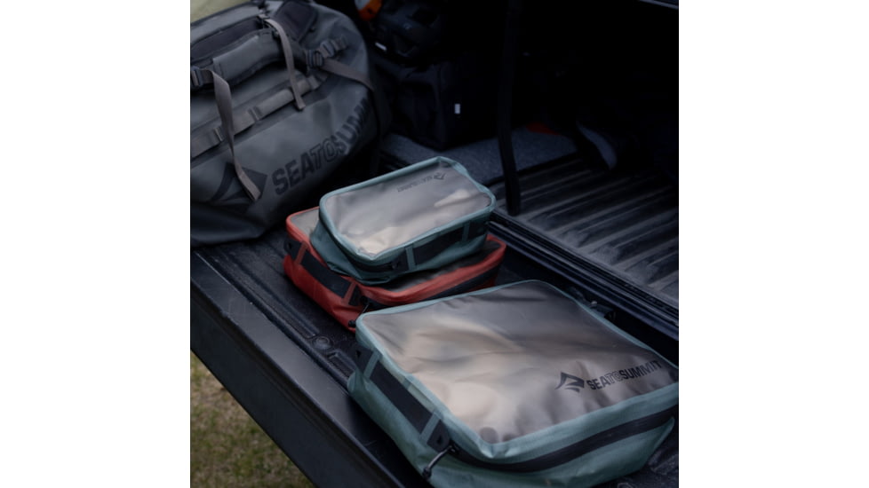 Sea to Summit Hydraulic Large Packing Cube, 7 Liters, Picante Red, Large, A4274-20