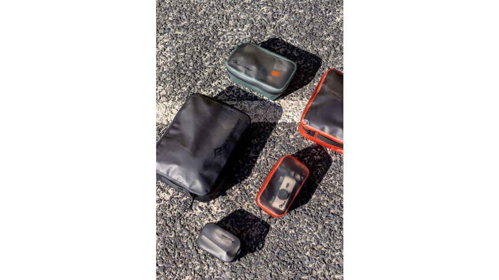 Sea to Summit Hydraulic Large Packing Cube, 7 Liters, Picante Red, Large, A4274-20