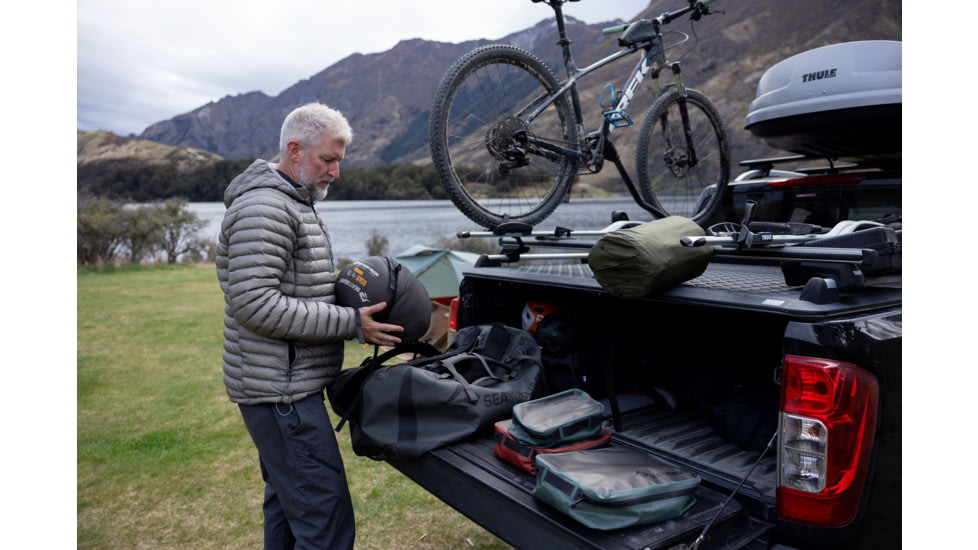 Sea to Summit Hydraulic Large Packing Cube, 7 Liters, Picante Red, Large, A4274-20