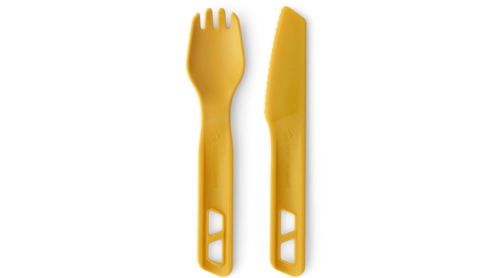Sea to Summit Passage Cutlery Set, 2 Piece, Arrowwood Yellow, A1342-50