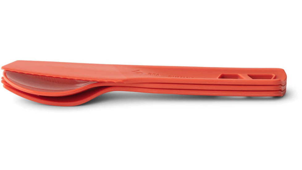 Sea to Summit Passage Cutlery Set, 3 Piece, Spicy Orange, A1343-22