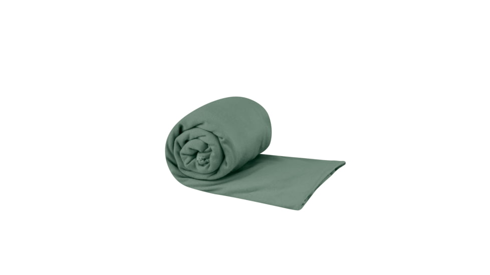 Sea to Summit Pocket Towel, 20 x 40, Sage Green, Medium, A2511-45