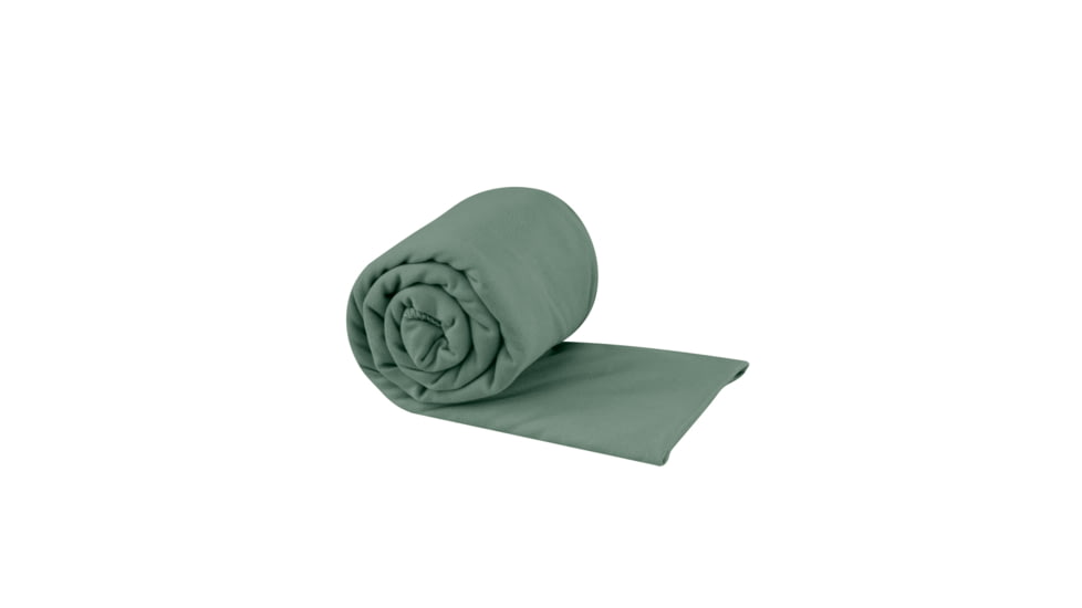 Sea to Summit Pocket Towel, 24 x 48, Sage Green, Large, A2512-45