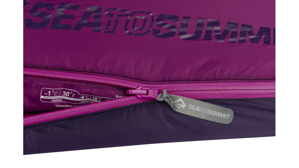 Sea to Summit Quest 30F Sleeping Bag - Womens, Purple, Regular, S5021