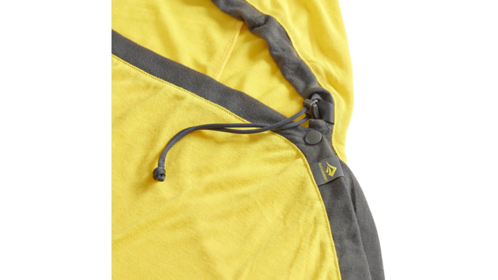 Sea to Summit Reactor Sleeping Bag Liner w/ Drawcord, Sulphur Yellow, Standard, A3202