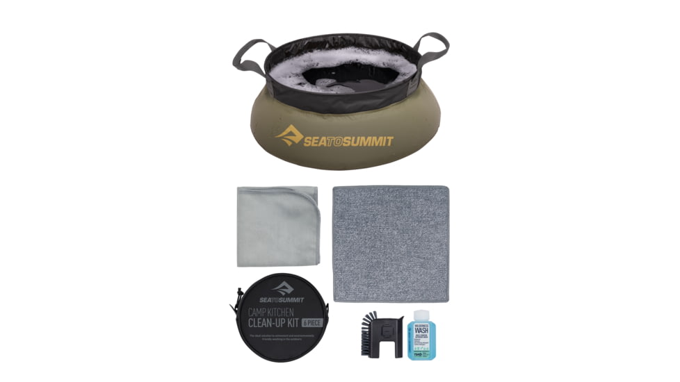 Sea to Summit Camp Kitchen Clean Up Kit, 6 Pieces