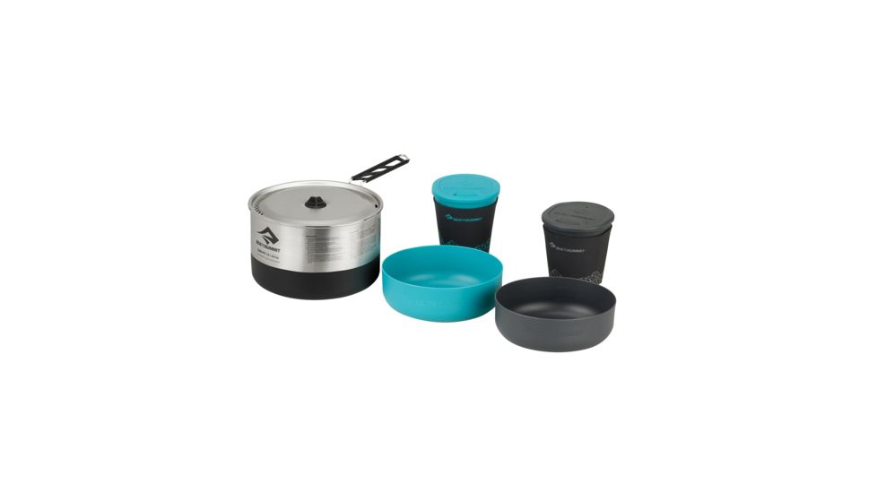 Sea to Summit Sigma Cook Set 2.1 w/ 1.9L pot, 2 bowls, 2 cups, 735