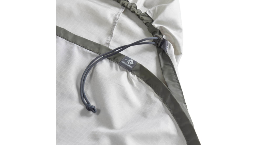 Sea to Summit Silk Blend Rectangular Sleeping Bag Liner w/ Pillow Sleeve, Moonstruck Grey, Universal, A3243