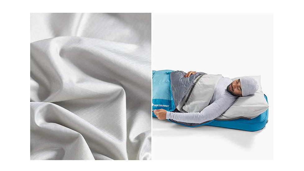 Sea to Summit Silk Blend Sleeping Bag Liner, Moonstruck Grey, Standard, A3242