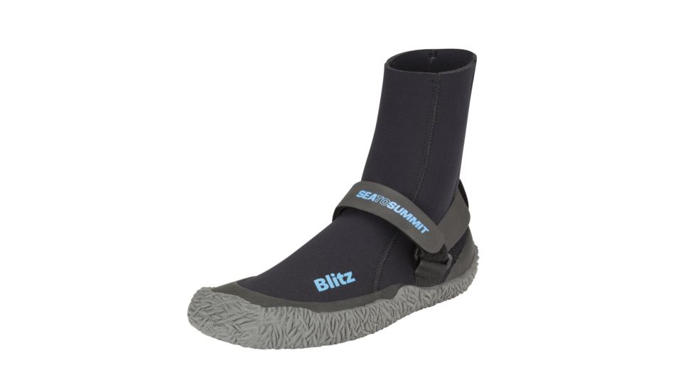 Sea to Summit Solution Blitz Booties, Black/Blue, 684