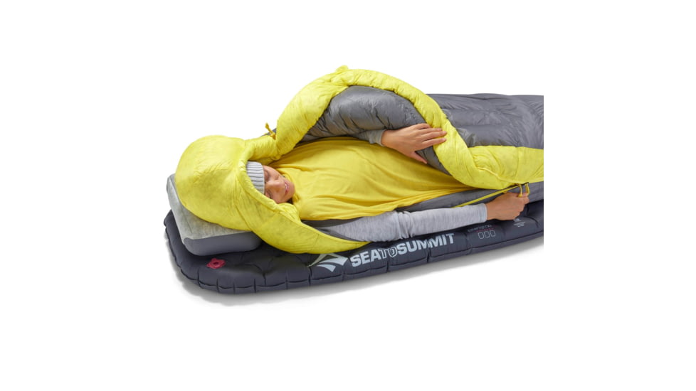 Sea to Summit Spark Down 45F/7C Sleeping Bag - Womens, Regular, Pewter Grey, Regular, S3213