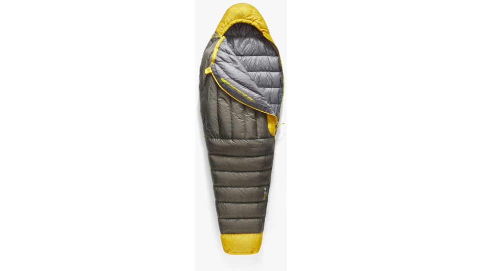 Sea to Summit Spark Down Sleeping Bag, Beluga Black, Long/45F, S2114