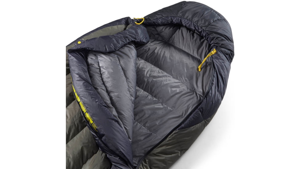 Sea to Summit Spark Pro Down 15F/-9C Sleeping Bag, Regular, Beluga Black, Regular, S2161