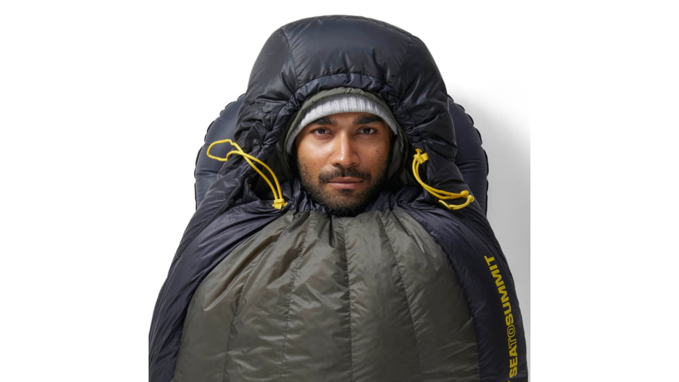 Sea to Summit Spark Pro Down 15F/-9C Sleeping Bag, Regular, Beluga Black, Regular, S2161