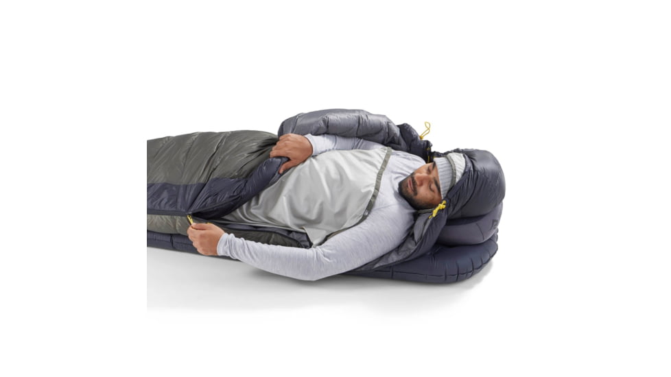 Sea to Summit Spark Pro Down 15F/-9C Sleeping Bag, Regular, Beluga Black, Regular, S2161