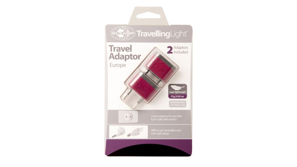 Sea to Summit Travelling Light Travel Adaptor, Europe, 417