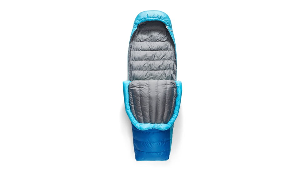 Sea to Summit Trek Down 15F/ -9C Sleeping Bag, Regular, Snorkel Blue, Regular, S1024