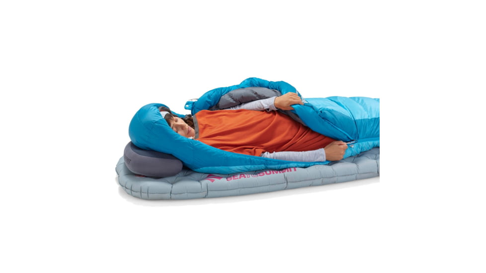 Sea to Summit Trek Down 15F/-9C Sleeping Bag - Womens, Regular, Blue Atoll, Regular, S3023