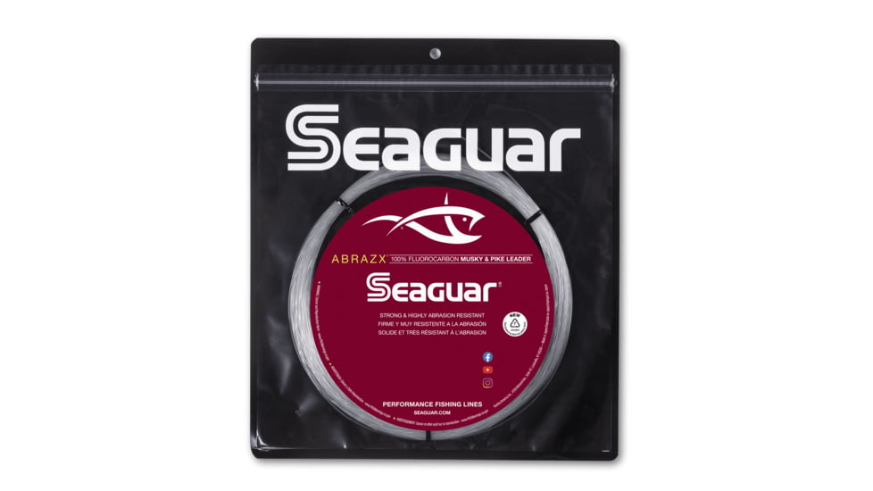 Seaguar AbrazX Musky/Pike Fishing Line, 25 yards, 80 lbs, 80AX25