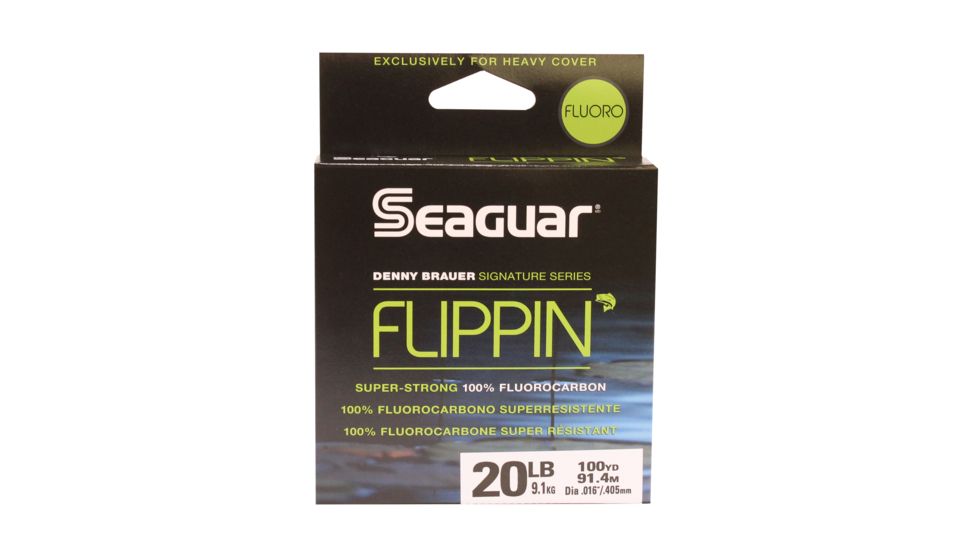 Seaguar Denny Brauer FlippiN Fluorocarbon Fishing Line 20 Lb Test Fishing Line, 20FLF100