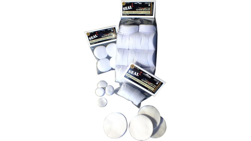 SEAL 1 Cleaning Patches 1.25in .22-.270 1000 Pieces per Pack SEA1009T