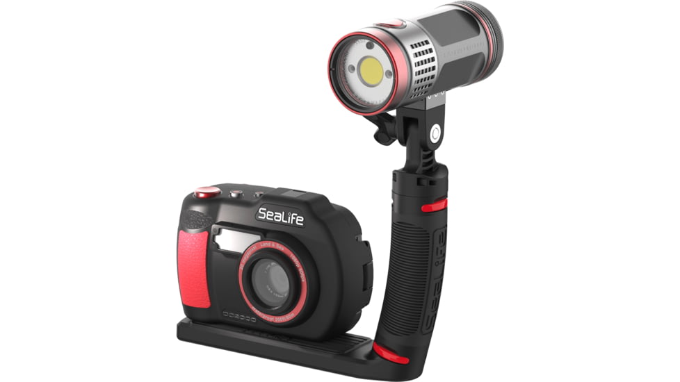 SeaLife Sea Dragon 5000F Auto Underwater Lighting, Black/Red, One size, SL676