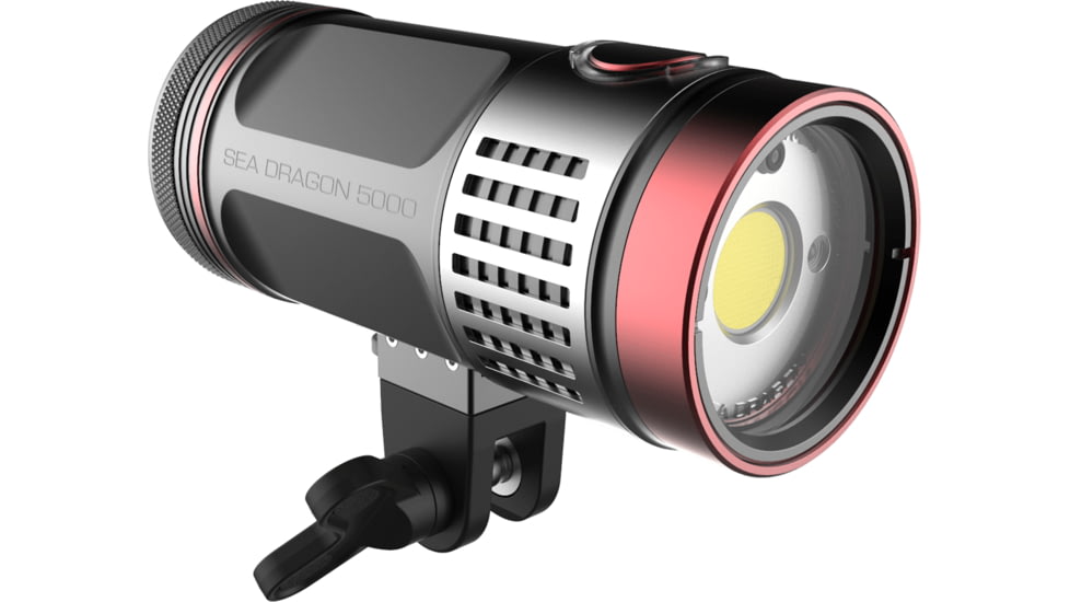 SeaLife Sea Dragon 5000F Auto Underwater Lighting, Black/Red, One size, SL676