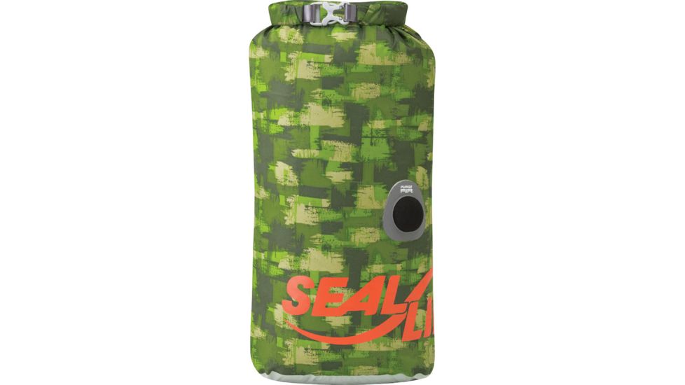 SealLine Blocker PurgeAir Dry Sack, Green Camo, 10 LTR, 09756