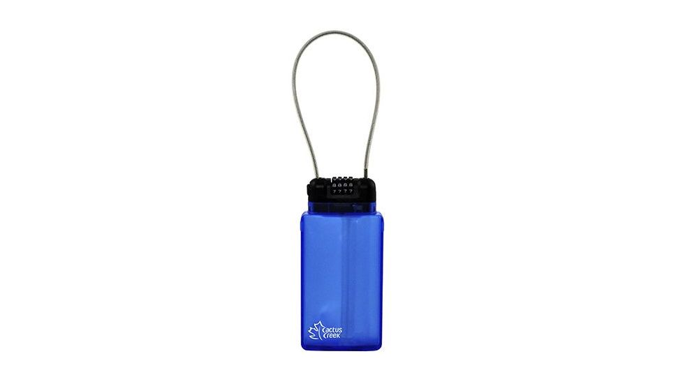 Seattle Sports Cactus Creek AquaLock Box, Small, Blue, Small, Pc, Abs, Steel Cable, 1 Year Mfg Warranty, SEA-42927