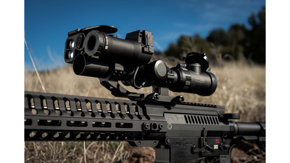 Sector Optics G1 Rifle Scope, 1-8x24mm, 30mm Tube, Second Focal Plane, Illuminated Reticle w/ Internal Display, Black, SO-G1-01