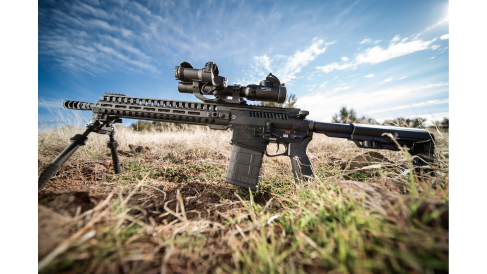 Sector Optics G1 Rifle Scope, 1-8x24mm, 30mm Tube, Second Focal Plane, Illuminated Reticle w/ Internal Display, Black, SO-G1-01
