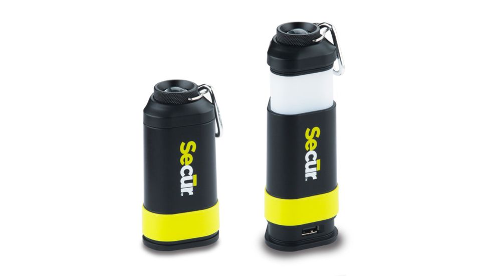 Secur Emergency 12 LED Rechargeable Lantern w/AM/FM Radio,Yellow/Green/Black SP-1100