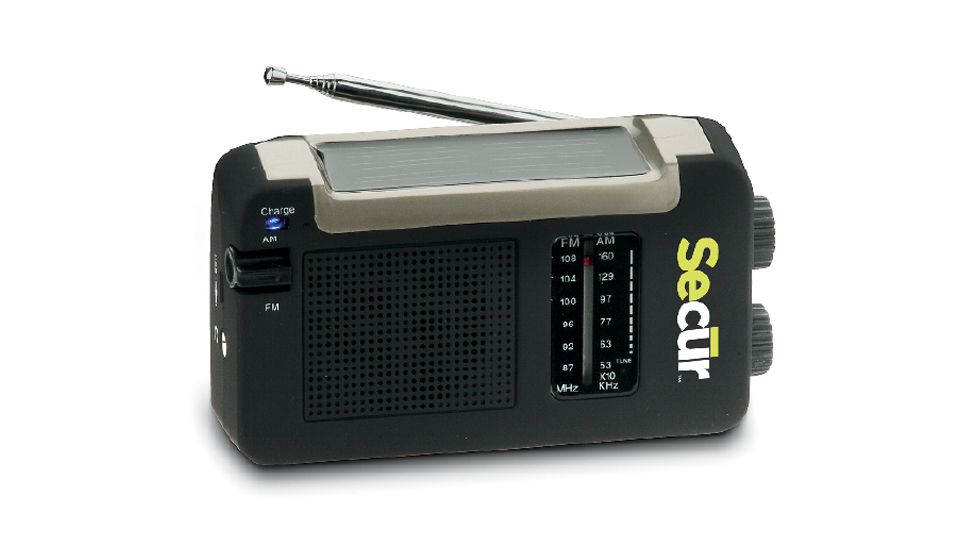 Secur Hybrid Power Multifunction Emergency Radio,Yellow/Green/Black SP-2001