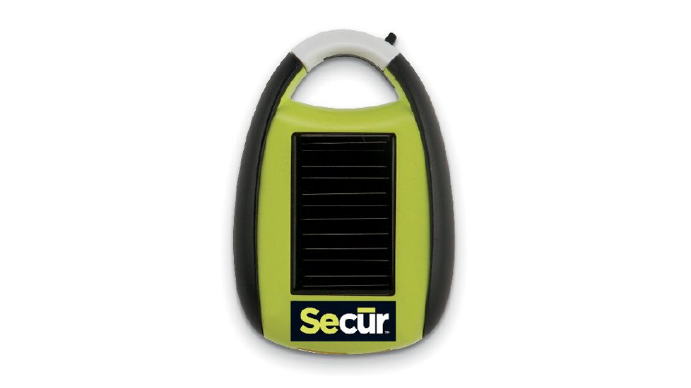 Secur Mini Solar Cell Phone Charger w/Solar Panel,Yellow/Green/Black SP-3001