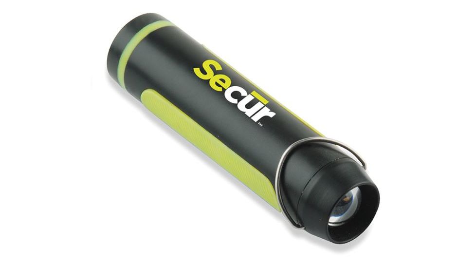 Secur Personal 105 Lum LED Light and 2200 mAh Powerbank, Yellow/Green, Black SP-1106