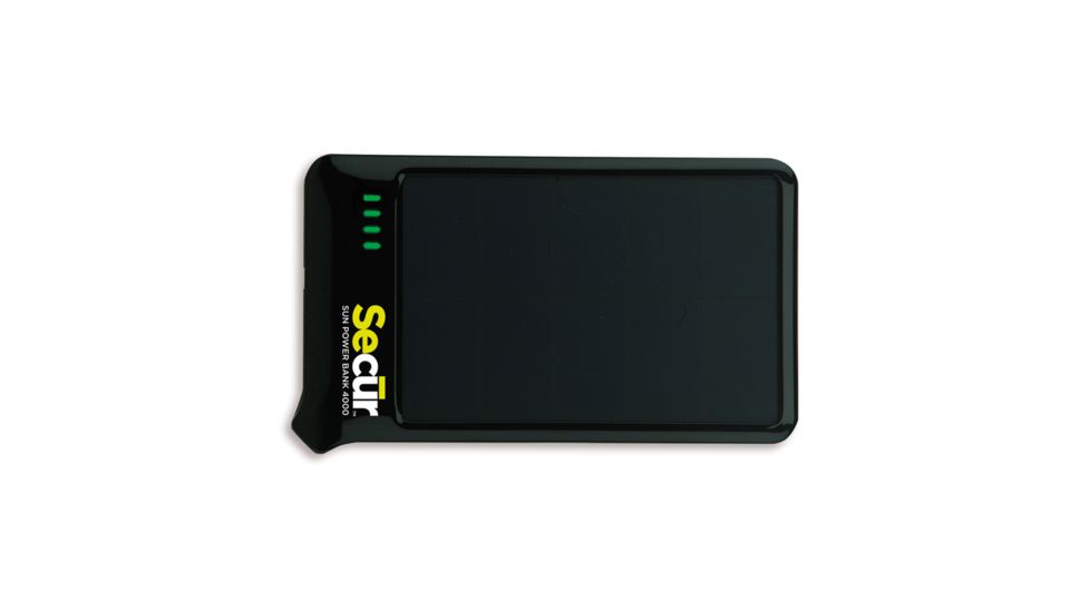 Secur Solar Power 4000 Mobile Charger,Yellow/Green/Black SP-3007