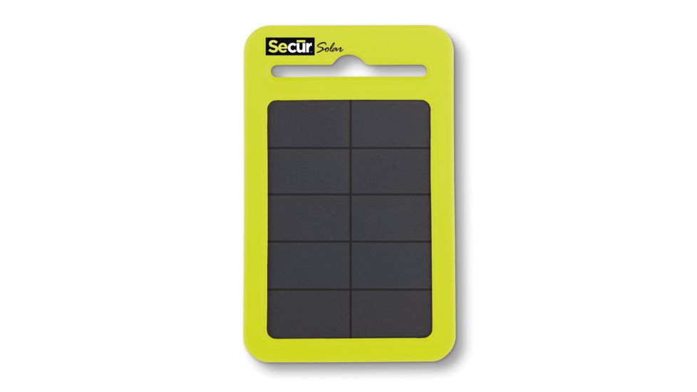 Secur Solar Power Pad 2000 USB Digital Device Fast Charger,Yellow/Green/Black SP-3010
