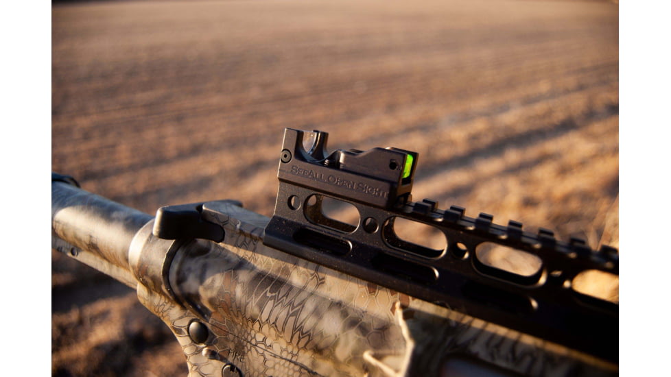 EDEMO SeeAll Open Sights Micro SeeAll Open Sight, Delta, Black, 850006380565, EDEMO1