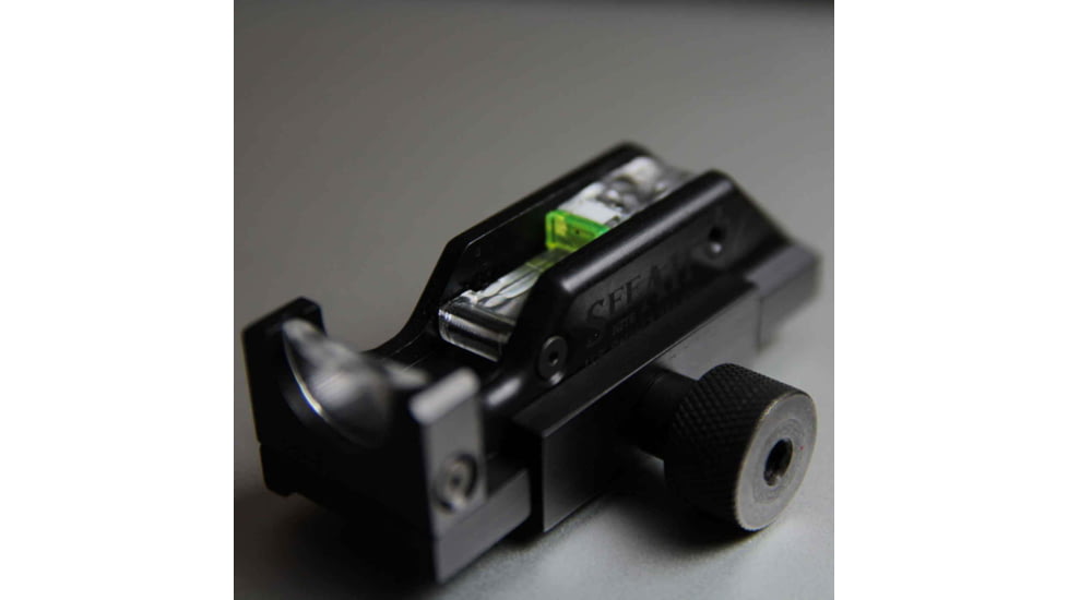 SeeAll Open Sights MK2 Tritium Night Sight Rail Mount, Crosshair, Black, 806802767611