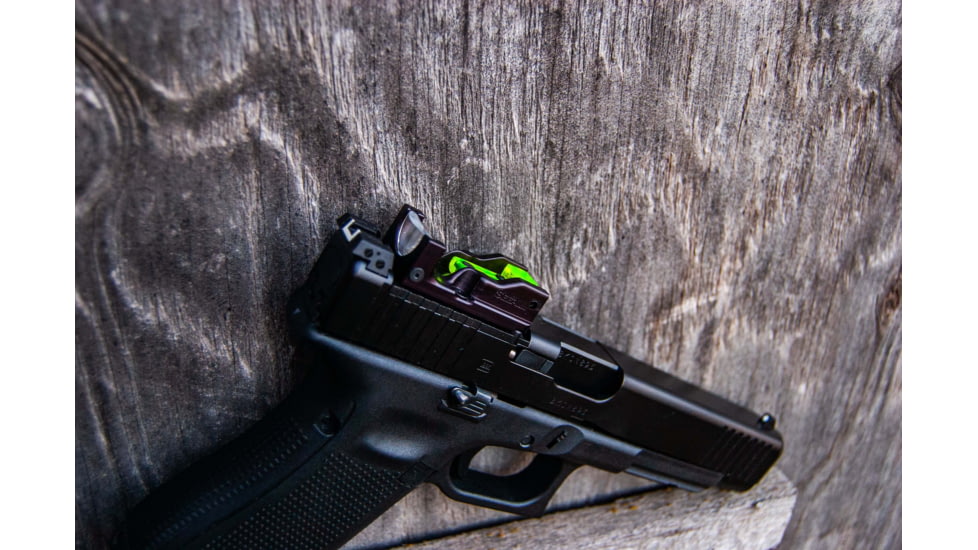 SeeAll Open Sights MK3 Pistol Sight Plate System, Crosshair, Black, 850006380534