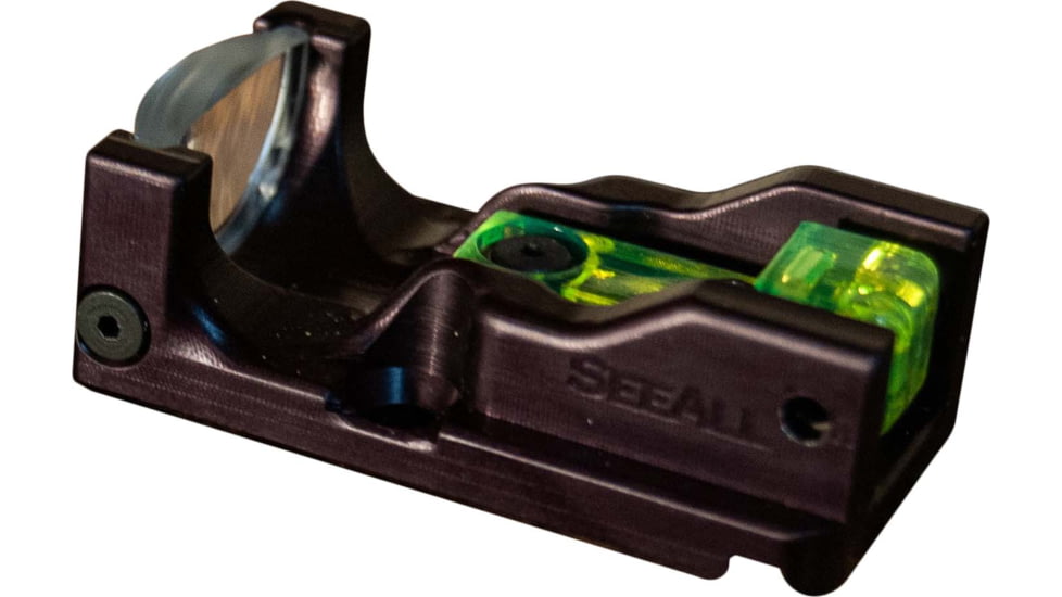SeeAll Open Sights MK3 Pistol Sight Plate System, Crosshair, Black, 850006380534
