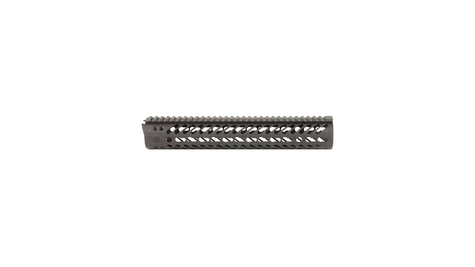 Seekins Precision 12 Inch Picatinny Top Rail KeyMod at 3, 6, 9 OClock, Suppressor Compatible Modular Combat Suppressor Rail V2, Black, 12 Inch, SEEK10530007