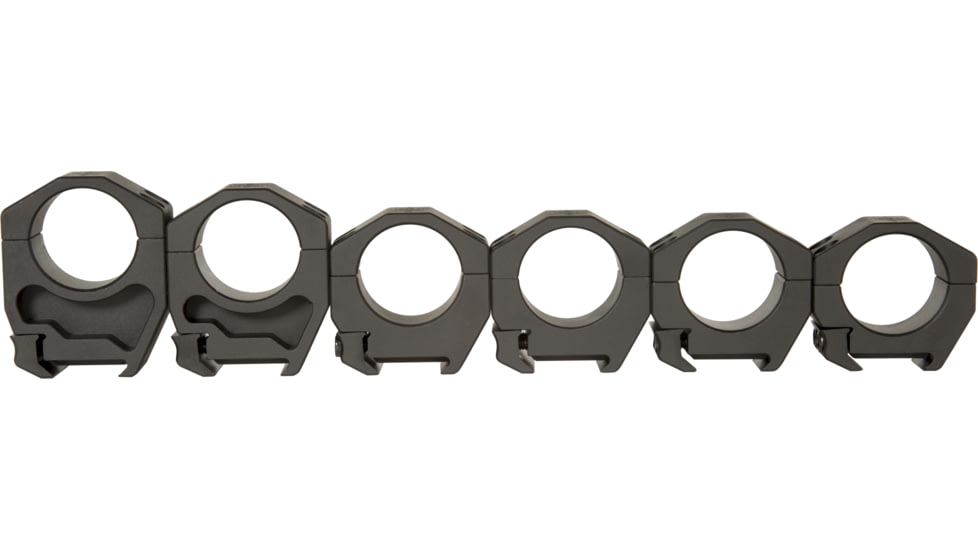 Seekins Precision 30mm Tube Rifle Scope Rings, 1.45in AR High, 4 Cap Screw, 0010620018 - F