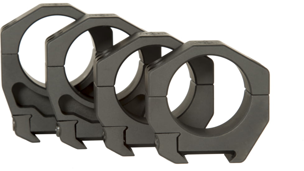 Seekins Precision 34mm Tube Rifle Scope Rings, 1.45in AR High, 4 Cap Screw, 0010630012 - F
