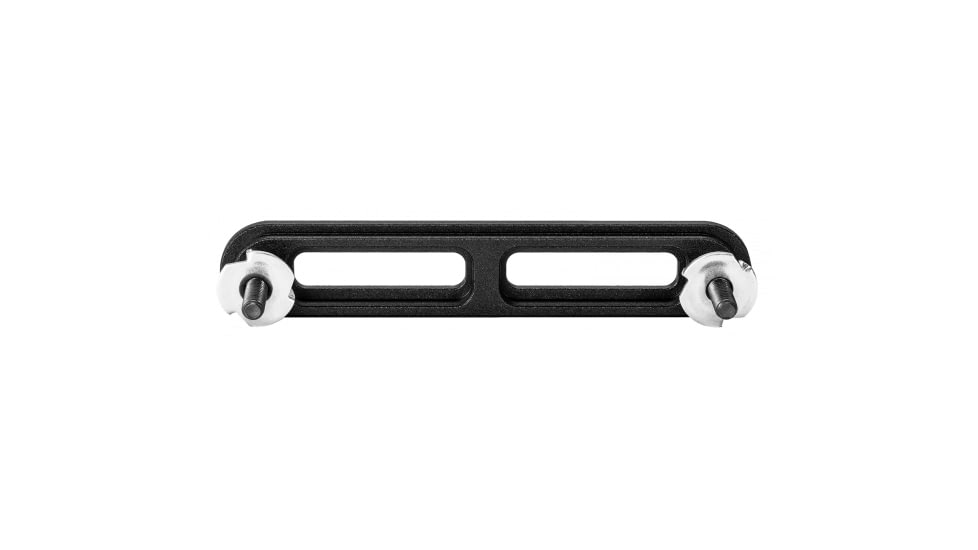 Seekins Precision Integrated Rail Attachment System, 2 Slot, MLOK, 4 in, Black, 11870001