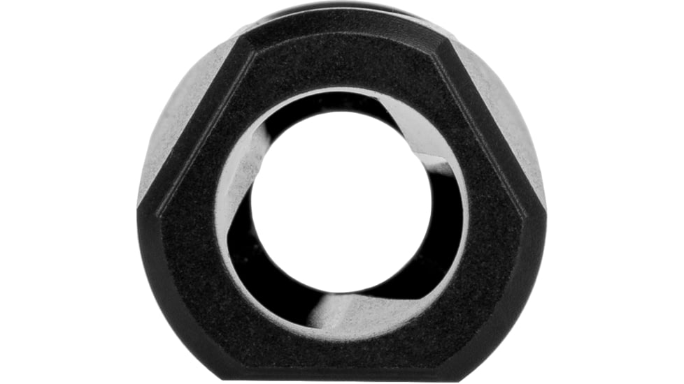 Seekins Precision Nest Flash Hider 1/2x28, Steel, Black Melonite, 0011510059 - F