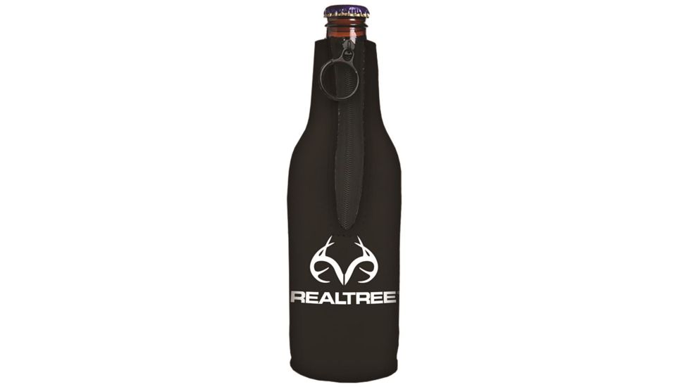 SEI RealtreeLogo Bottle Cooler, Black RBC5002
